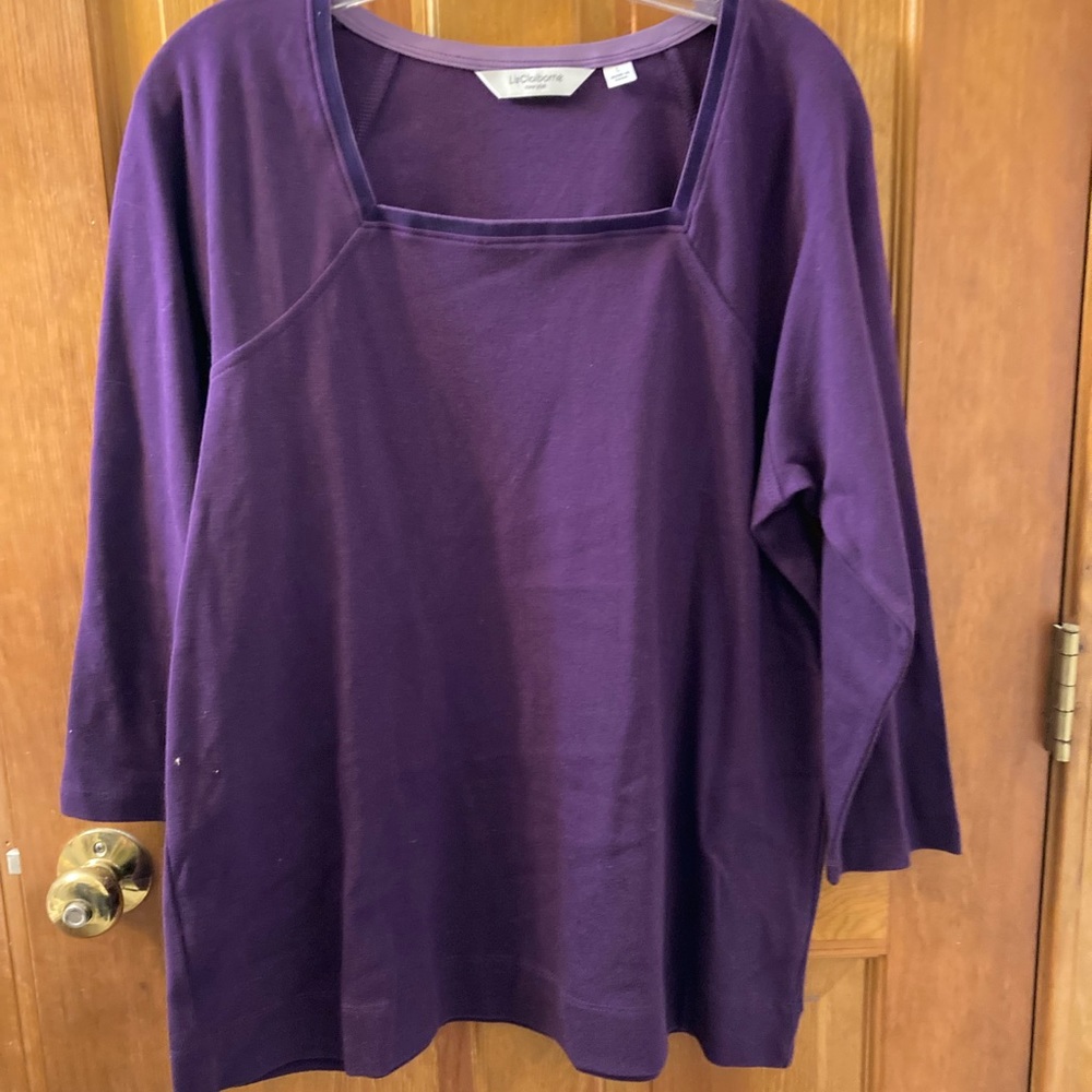 Womens purple blouse large